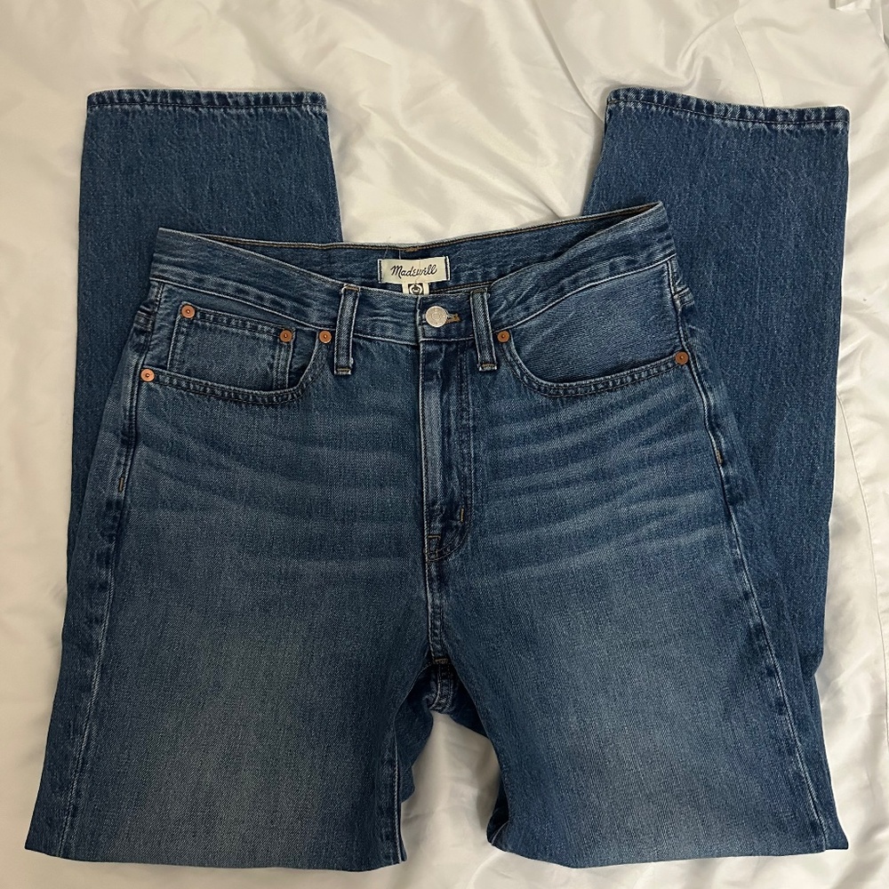 Madewell Relaxed Jeans Size 27 Medium Blue Wash
